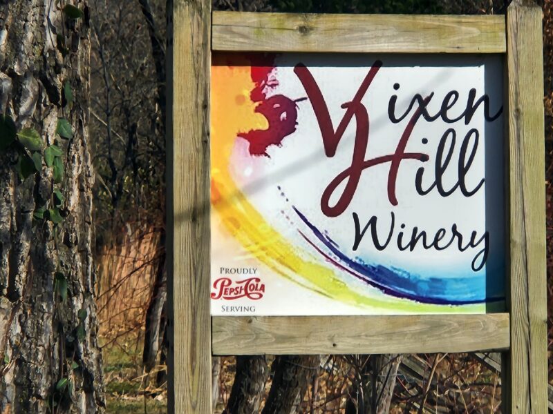 Vixen Hill Winery Sign